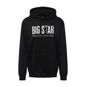 Big Star Sweatshirt 'DALEGOR'  fekete / fehér