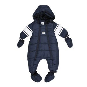 BOSS Kidswear Funkcionális ruha  tengerészkék / fehér