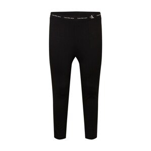 Calvin Klein Jeans Curve Leggings  fekete / fehér