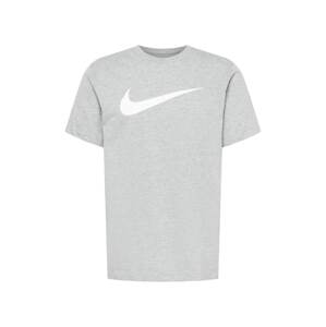 Nike Sportswear Póló 'Swoosh'  szürke melír / fehér
