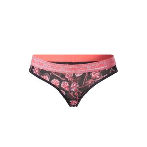 Calvin Klein Underwear String bugyik  fekete / rózsa / rózsaszín
