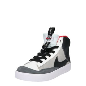 Nike Sportswear Sportcipő 'Blazer Mid '77'  fehér / fekete / szürke / világosszürke / piros