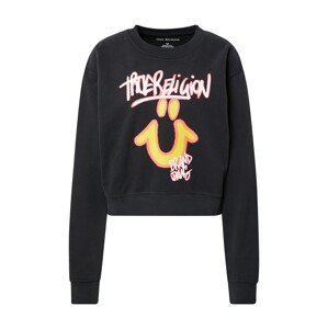 True Religion Tréning póló  fekete / sárga / fehér / világos-rózsaszín