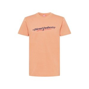 DIESEL T-Shirt 'DIEGOR'  pasztellnarancs / tengerészkék / lazac