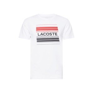 Lacoste Sport Funkcionális felső  fehér / világospiros / fekete