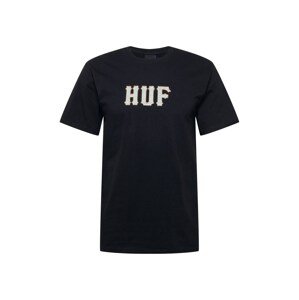 HUF Póló  fekete / világosszürke / szürke / arany