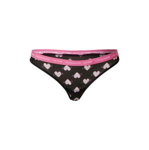 Calvin Klein Underwear String bugyik  fekete / fehér / világos-rózsaszín