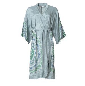 Indiska Kimono 'Carolina'  zöld / menta / fehér / kék