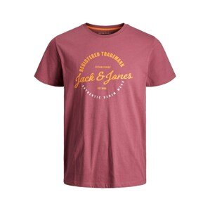 Jack & Jones Plus Póló 'Brat'  lila / aranysárga