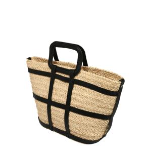 ESPRIT Shopper táska 'Dahlia'  homok / fekete