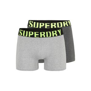 Superdry Boxeralsók  világosszürke / sötétszürke / kiwi