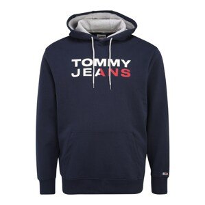 Tommy Jeans Plus Tréning dzseki  tengerészkék / fehér / piros