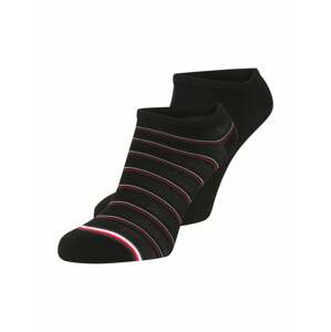 Tommy Hilfiger Underwear Zokni 'Preppy'  rózsaszín / fekete / fehér