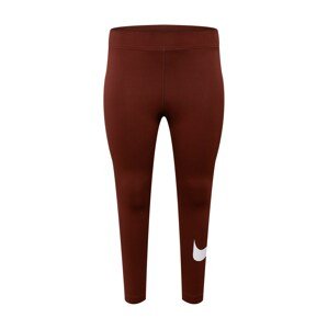 Nike Sportswear Leggings 'Essential'  piros / fehér