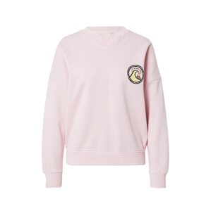 QUIKSILVER Tréning póló  világos-rózsaszín / fekete / sárga / fehér