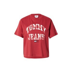 Tommy Jeans Póló  fehér / fáradt rózsaszín / tengerészkék / piros / pasztellpiros