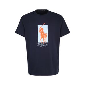 Polo Ralph Lauren Big & Tall Póló  tengerészkék / világoskék / fehér / narancs