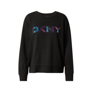 DKNY Tréning póló  fekete / égkék / sötétlila / rózsaszín
