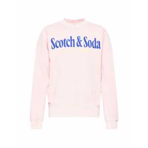 SCOTCH & SODA Tréning póló  kék / világos sárga / világos-rózsaszín