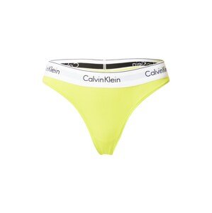 Calvin Klein Underwear String bugyik  világos sárga / fehér / világosszürke / fekete