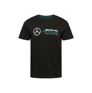 PUMA Funkcionális felső 'Mercedes F1 ESS'  fekete / fehér / zöld
