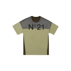 N°21 Póló  khaki / fenyő / fekete / fehér
