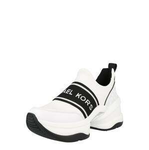 MICHAEL Michael Kors Belebújós cipők 'OLYMPIA'  fehér / fekete
