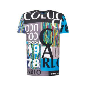 Carlo Colucci Póló  fekete / antracit / kék melír / vegyes színek
