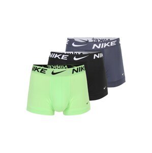 NIKE Sport alsónadrágok  neonzöld / fekete / fehér / galambkék