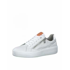 MARCO TOZZI Sneaker  fehér / ezüst