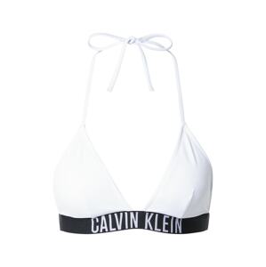 Calvin Klein Swimwear Bikini felső  fekete / fehér / piszkosfehér
