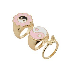 PIECES Gyűrűk 'NANILA'  arany / rózsaszín