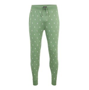 Polo Ralph Lauren Pizsama nadrágok  zöld / fehér