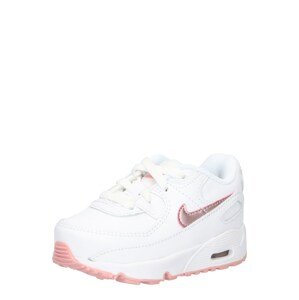 Nike Sportswear Sportcipő 'AIR MAX 90 LTR (TD)'  fehér / rózsaszín