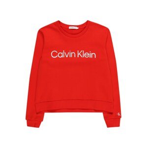 Calvin Klein Jeans Tréning póló  piros / szürke