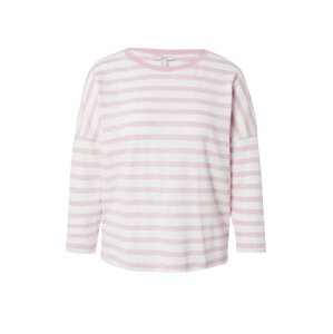 ESPRIT Póló  pasztell-rózsaszín / fehér