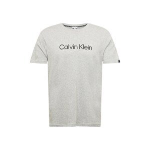 Calvin Klein Swimwear Póló  szürke / fekete