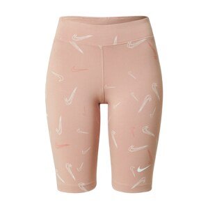 Nike Sportswear Leggings  fáradt rózsaszín / fehér / őszibarack