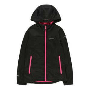 ICEPEAK Kültéri kabátok 'Kleve'  fekete / rózsaszín