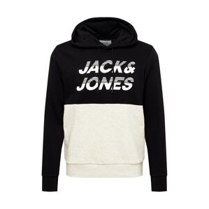 JACK & JONES Tréning póló 'BREAK'  szürke / fekete / fehér