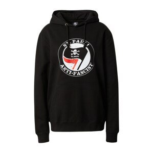 FC St. Pauli Tréning póló 'Anti Fascist'  tűzpiros / fekete / fehér