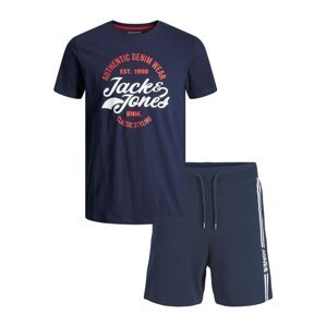 JACK & JONES Jogging ruhák  tengerészkék / piros / fehér