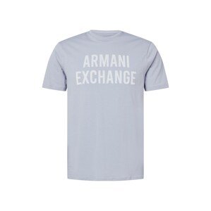 ARMANI EXCHANGE Póló  világosszürke / fehér
