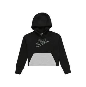 Nike Sportswear Tréning póló 'Icon Clash'  világosszürke / fekete / ezüst
