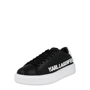 Karl Lagerfeld Rövid szárú sportcipők 'MAXI KUP'  fekete / fehér