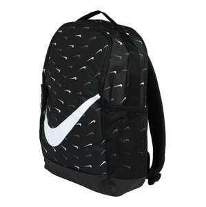 Nike Sportswear Hátizsák 'Brasilia'  sötétszürke / fekete / fehér