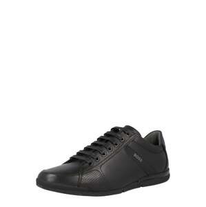 BOSS Black Rövid szárú sportcipők 'Saturn'  füstszürke / fekete
