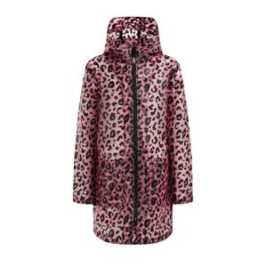 WE Fashion Kabát  rózsaszín / fekete