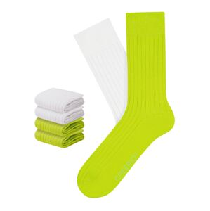 CHEERIO* Socken  fehér / neonzöld