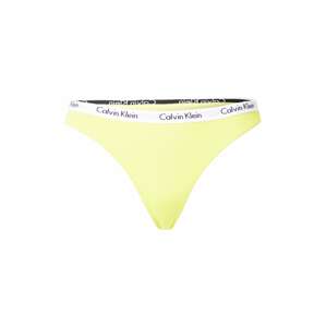 Calvin Klein Underwear String bugyik 'CAROUSEL'  sárga / fehér / fekete